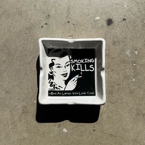 RARE Y2K Todd Goldman Smoking Kills Ashtray